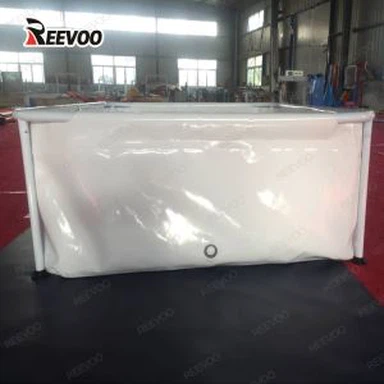 Сгъваем сгъваем резервоар за съхранение на вода за аквакултури